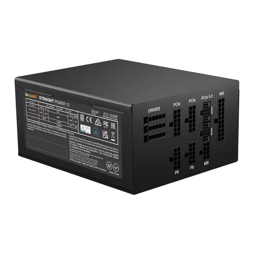 (image for) be quiet! Straight Power 12 1200W 80+ Platinum Fully Modular ATX3.0 Open Box Power Supply